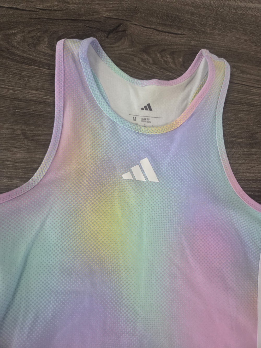 Adidas Pastel Tie-Dye Tank Dress Size M 10/12 NWT - Picture 2 of 4